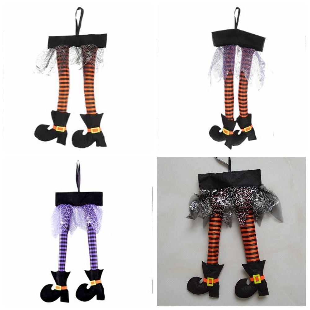 Witch Legs Witch Legs Ornament Long Leg Halloween Hanging Witch Legs Fashion Halloween Party