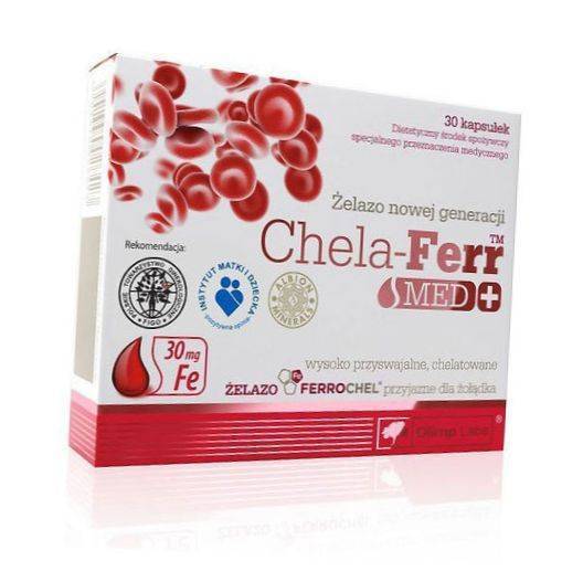 

Хелат Заліза, Chela-Ferr Med, Olimp Nutrition (36283010) 30caps
