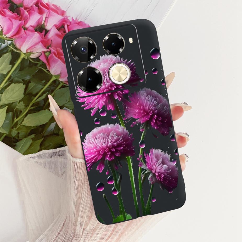 Für Infinix Note 40 40X 5G Hülle X6852 Neue Schmetterlingsbemalte Abdeckung Weiche Silikonhülle Für Infinix Note 40 Pro Plus Note40 X Hülle