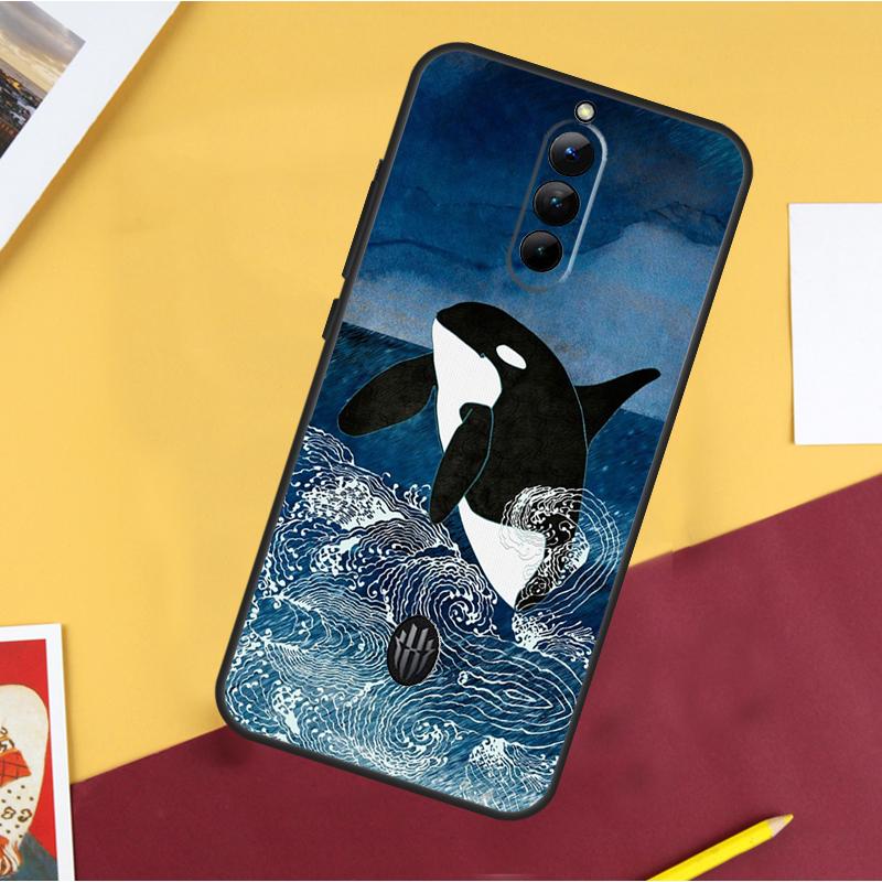

Killer Whale Orca Case For ZTE Nubia Red Magic 11 Pro Plus 8 9 10 Air 8S 9S 10S Pro Plus 6 7 6S 7S Pro Cover Red Magic 8 Pro Plus