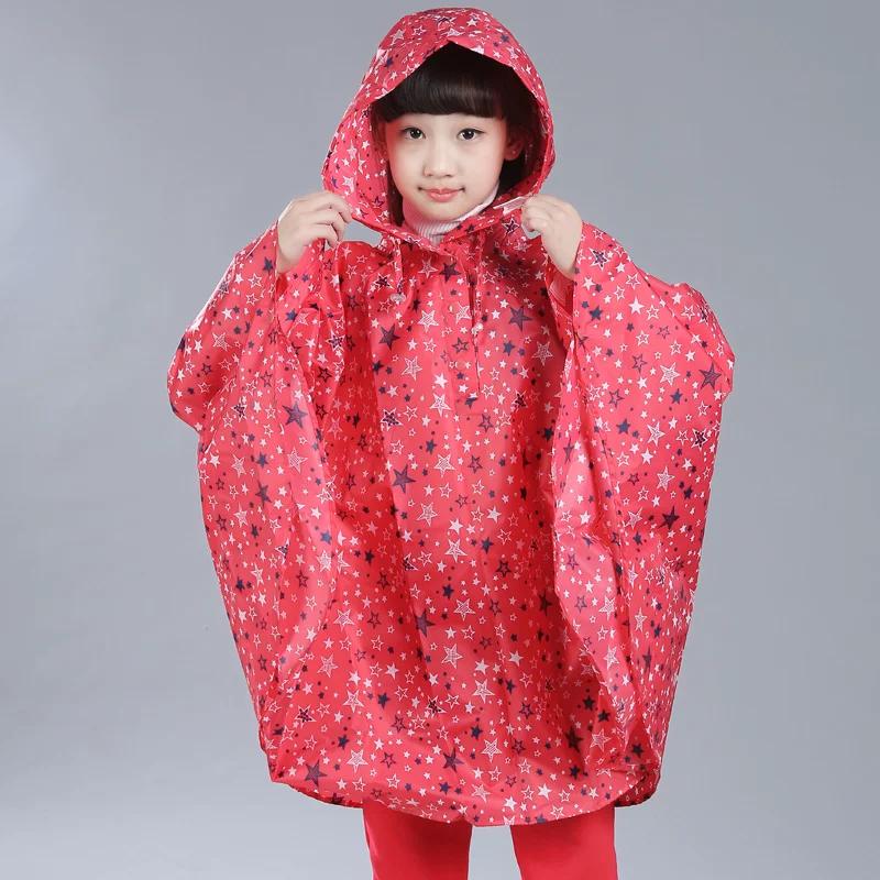 K-style Cute Primary School Student Mother and Child Princess Kids Raincoat