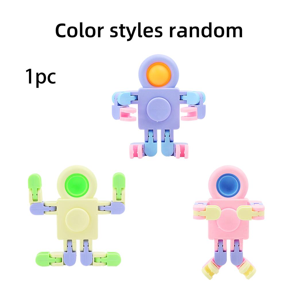 Giroscop cu lanț de astronauți, giroscop cu deformare mecanică, decompresie, jucărie versatilă cu giroscop cu vârful degetelor pentru astronauți