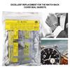 950Pcs O Ring Waterproof Rubber Seal Watch Back Cover Seal Gaskets Repairing Tool 0.5mm