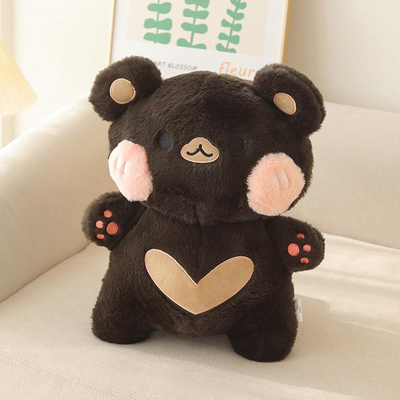 40Cm Cartoon Giant Panda Doll Plush Toy Kawaii Cuddly Animal Stuffed Fluffy Plushie Peluche Grey Green Purple Brown Pink Gift