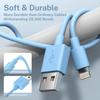 iPhone Charger, [Apple MFi Certified] 6Pack 3/3/6/6/6/10 FT Lightning Cable Car iPhone Carplay Cable Lightning to USB Charging Cord for iPhone 14 13
