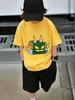 Cool Fruit Box Kids Short Sleeve T Shirt Summer Cute Cartoon Crewneck Boys Girls 3-14 Years