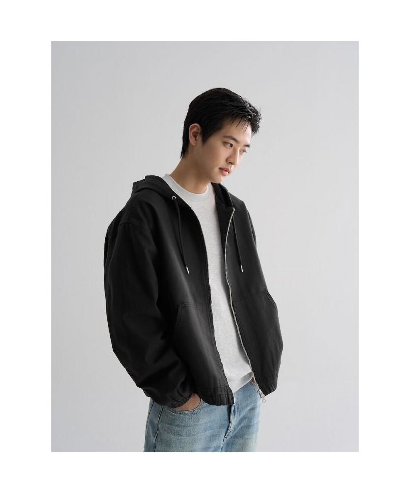 8seconds Natural Wash Hooded Jacket Black