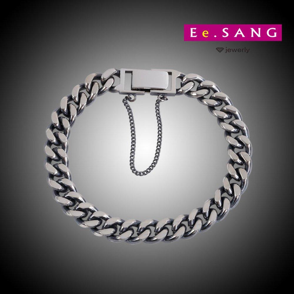 Leg Silver Chain Bracelet