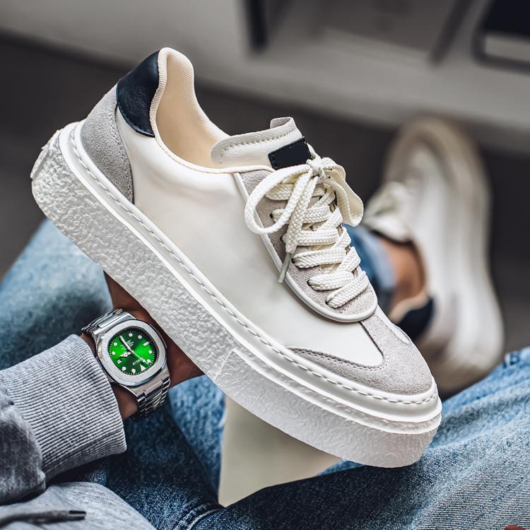 Men's Fashion Casual Low Top Skateboarding Shoes Boys Comfortable Sneakers Male Students Trending Soft Sole Classic Breathable Gym Non-slip