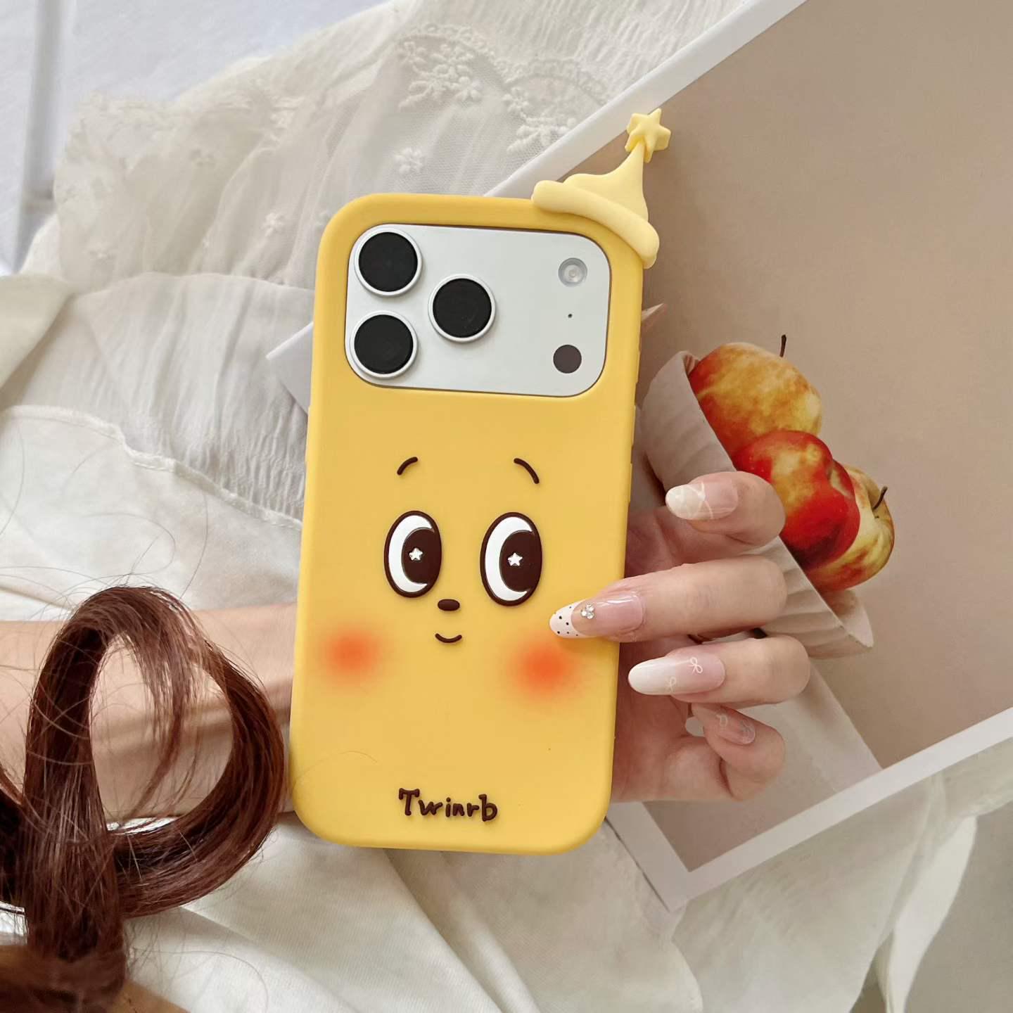 

Drop-Proof Cartoon Star Hat iPhone 14/13/12/Pro/Max Case iPhone 13