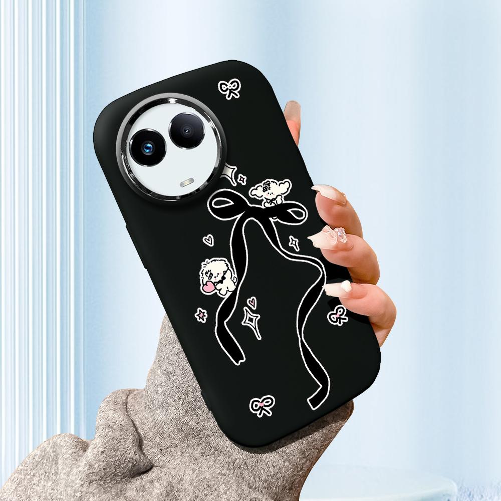 Einfarbige silberne Randlinse Fettgehäuse Weiche TPU-Flüssigsilikonabdeckung Stoßfeste Telefonhülle für OPPO Reno Realme OnePlus