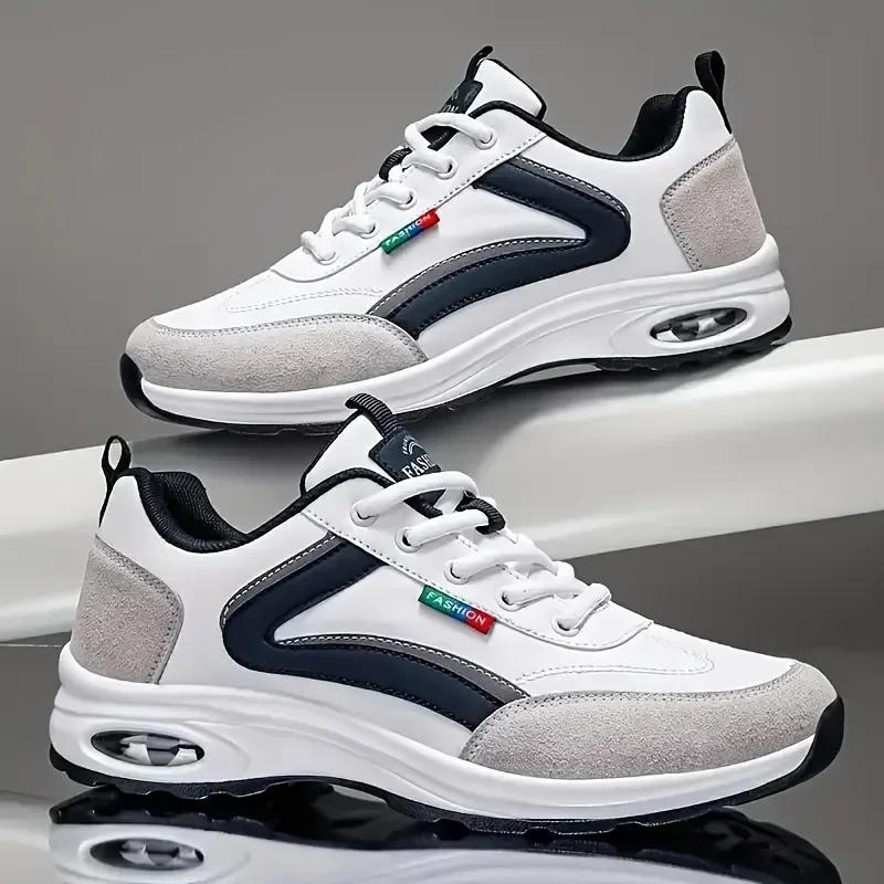 Men’s Outdoor Hiking Shoes Breathable Mesh Shock-Absorbing Reinforced Toe Cap for Extreme Durability Camping Shoes Sneakers Men