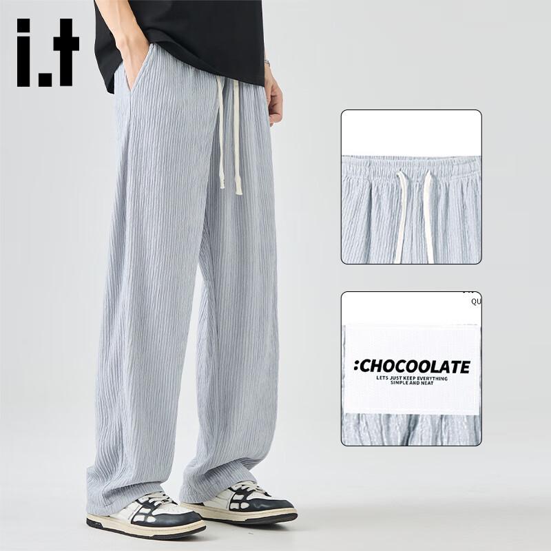 CHOCOOLATEit Men s Textured Straight Casual Pants 3XL