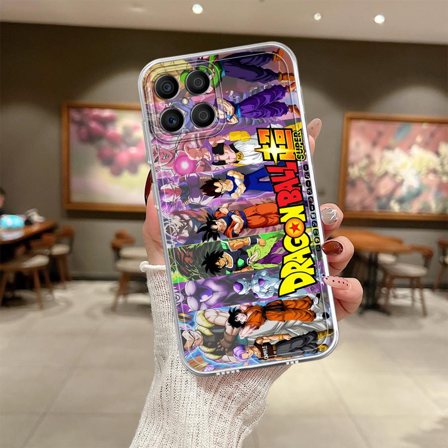 Cartoon Dragon Ball Anime Case for Honor 90 Lite X7b X8a X9b X8b X9a X8 Soft Phone Cover