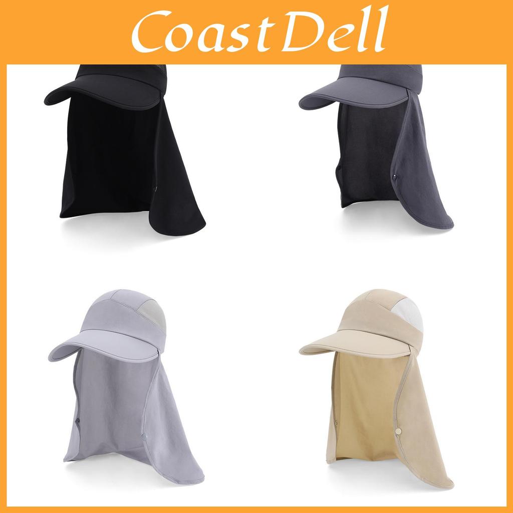 Summer Sun Protection Hat For Women With Wide Brim And Neck Cover Outdoor Uv Guard