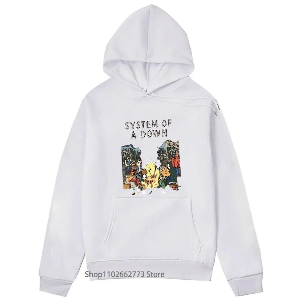System of A Down Band Hoodies for Unisex/Women Knows Sees Tells All Tour Sweatshirt SOAD Band Clothes High Street Streetwear Unisex