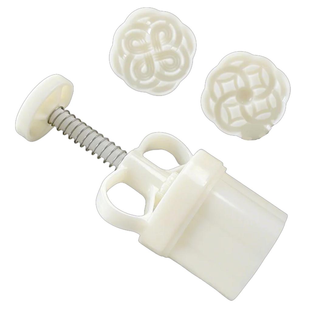 Fortune Knot Mooncakes Molds Unique Mooncakes Crafting Molds Creative Stamp Set for Making Beautiful Treat
