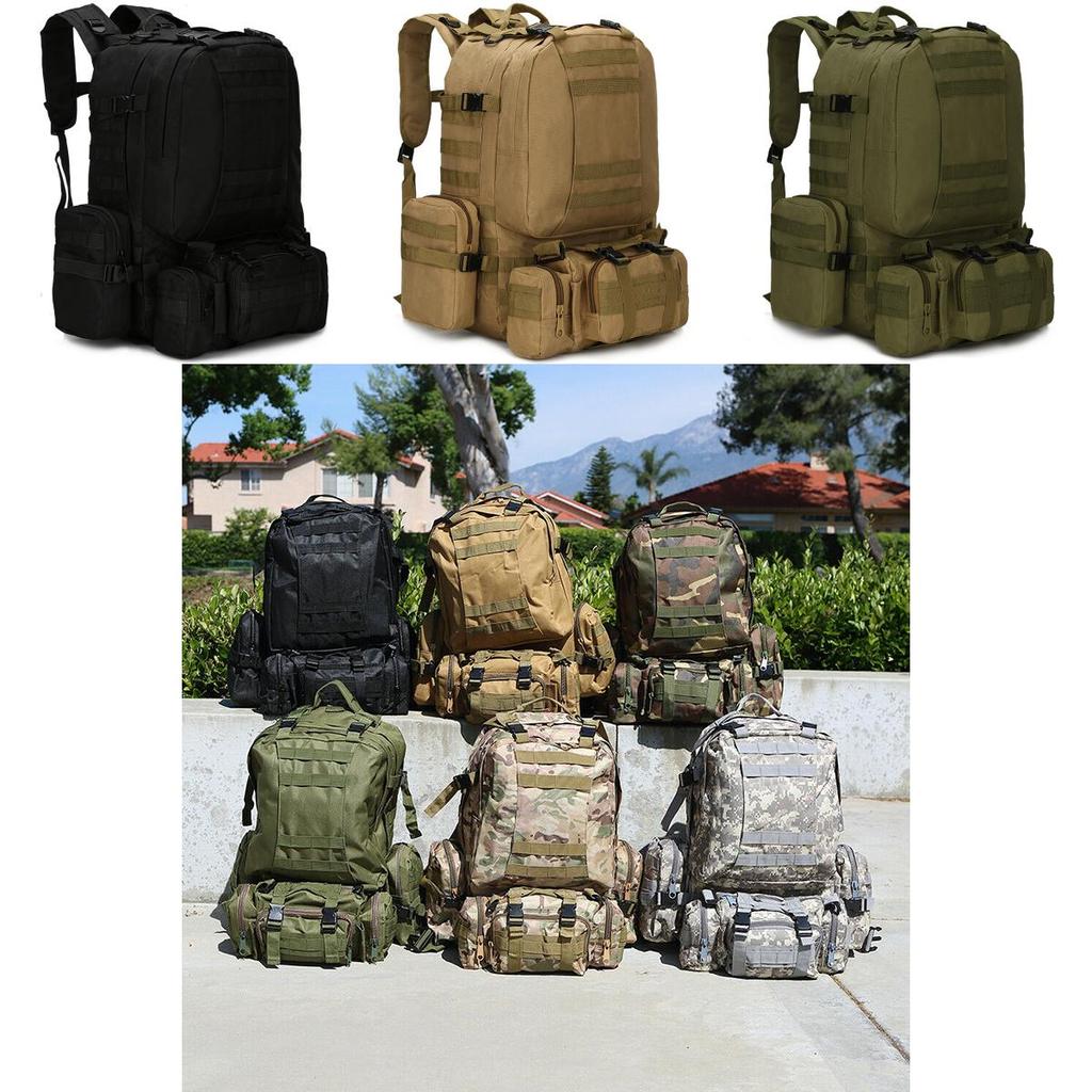 Waterproof Scratchresistant 65l Tactical Backpack With Comfortable Waist Protector And Durable Molle Design