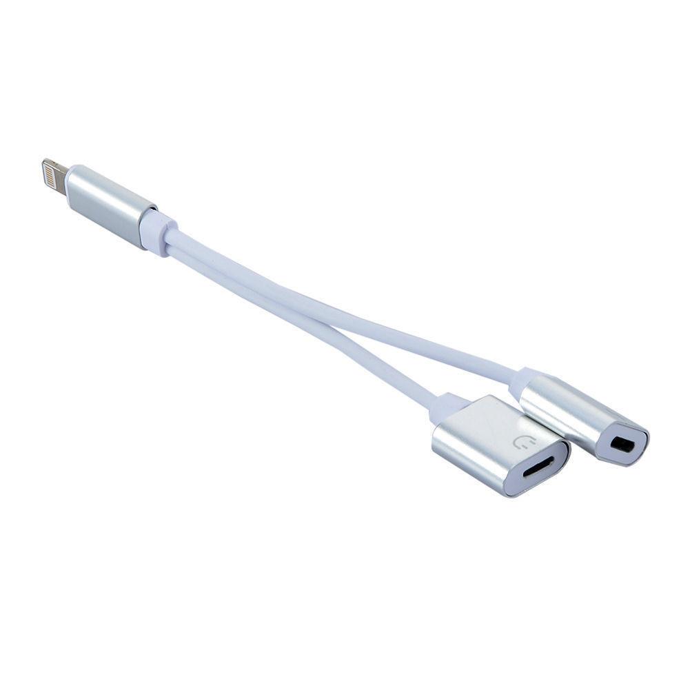 Lightnin Dual 2in1 Adaptateur Chargeur Audio Splitter Separateur Câble Iphone