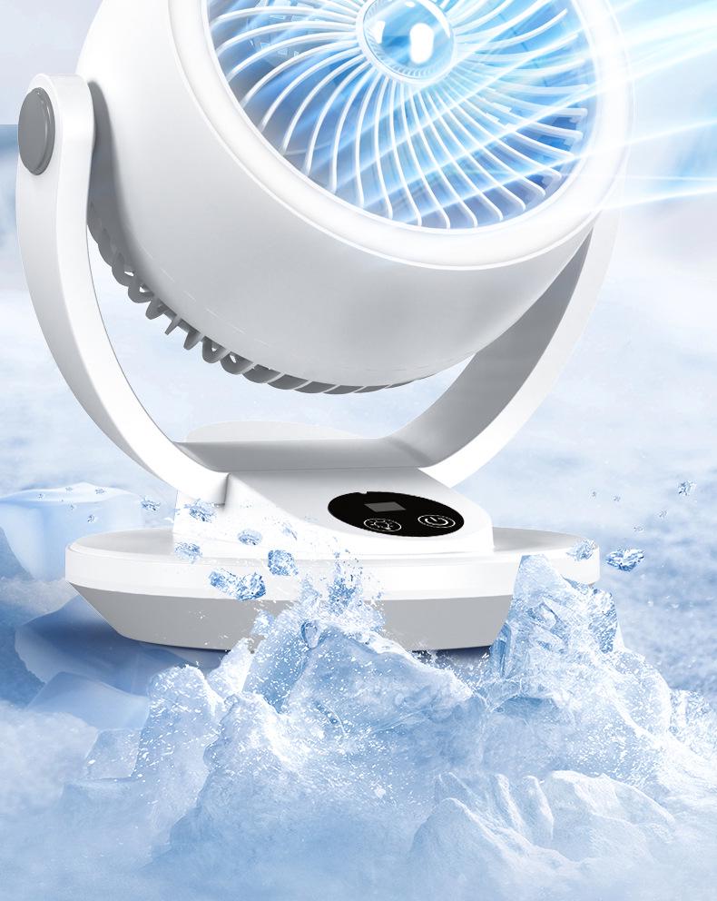 High-Power Desktop Air Circulation Fan - Quiet, Small, and Ideal for Student Dorms or Offices