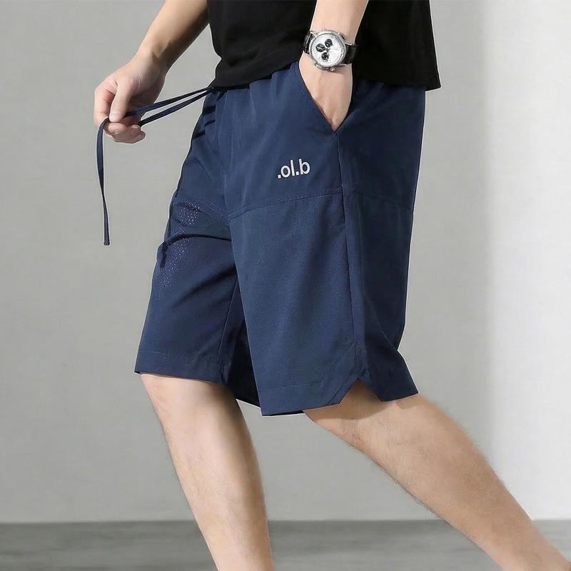 Taglie Forti 6XL-12XL Moda Estiva Pantaloncini Sportivi Neri da Uomo Abbigliamento Vita Elastica Casual Traspiranti Pantaloncini Oversize