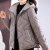 Winterjacke Damen Oberbekleidung Koreanischer Mantel Kapuzenparkas Damen Streetwear