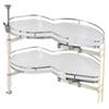 2 Tier Swing Right Blind Corner Cabinet Pull Out Soft Close Organizer