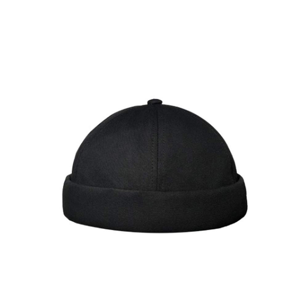 Clape Solid No Outdoor Roll Sag Watch Sailor Fashionable Cotton Slimming Face Fisherman's Cap, Round, Color, Brim, Men's Cap, Cap, Cap, Cap,