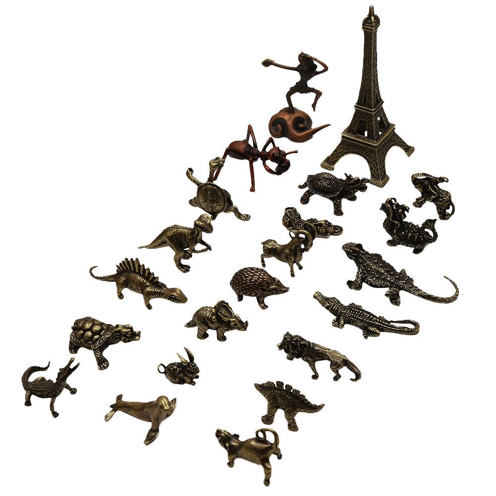 Nachgebildete gealterte Bronze-Tierfigur - Jurassic Style für Büro, Arbeitszimmer oder Kaffeetisch-Dekoration