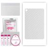 apgo Protective Skin Sticker for the Back Compatible with Oppo Pad WiFi, Wrap Film, Foil, Vinyl - Pattern Transparent Carbon