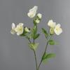 Lifelike Silk Artificial Flower 55cm Photo Props Silk Winter Roses Hellebore Branches Home Decoration