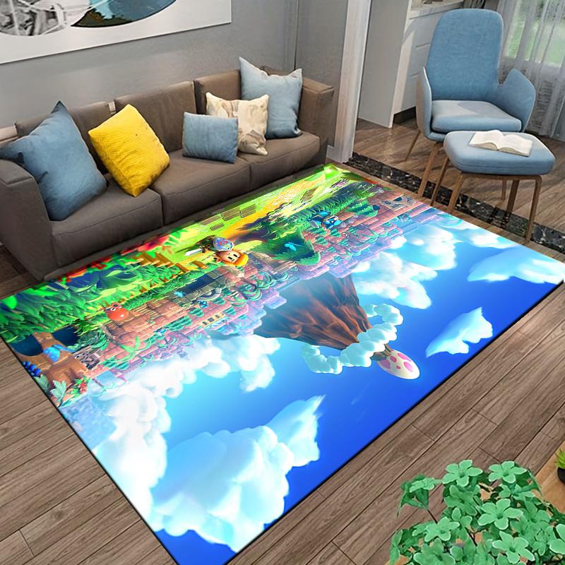 Fantasy Adventure Printed Carpet Suitable for use as an anti-slip game mat for living room and bedroom sofas