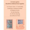 Tragbares Spielkonsolen-Spielzeug Tetris mit 26 Spiele-Schlüsselanhängern Schlüsselbund Handheld-Spielkonsole Mini Retro ...