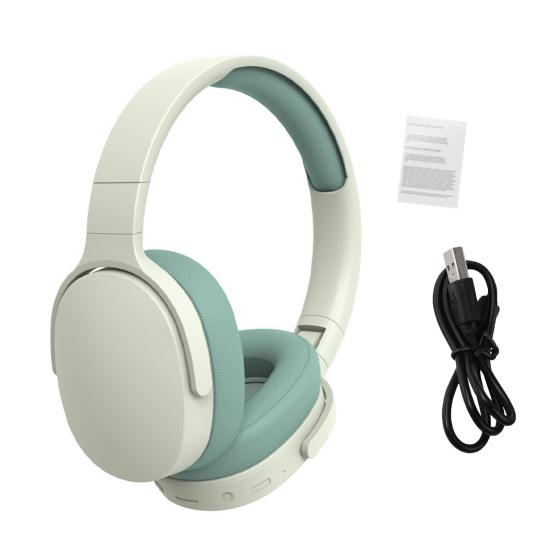 Bezdrátová sluchátka s mikrofonem, skládací, inteligentní redukce hluku, ergonomická, Bluetooth kompatibilní 5.1 stereo sluchátka přes uši, audio příslušenství