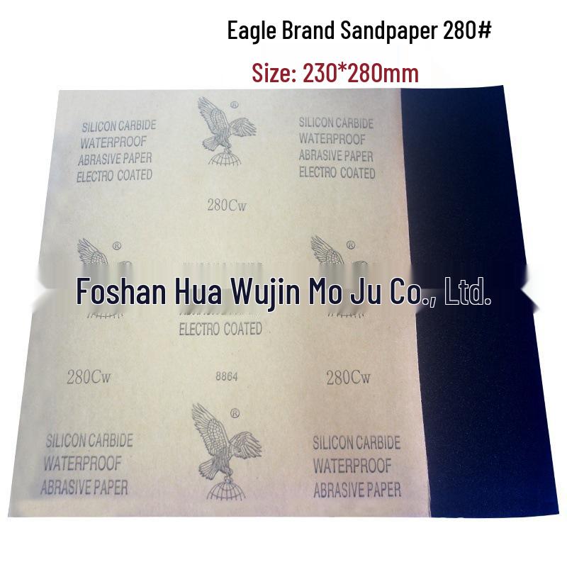 Eagle Sandpaper 120#-2000# Wet/Dry Polishing & Grinding Silicon Carbide Sheets.