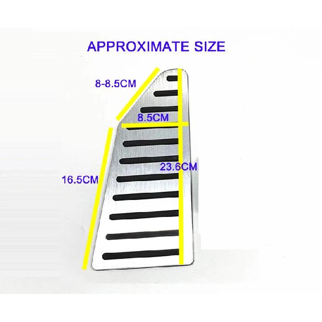 For Left Hand Drive MG ZS MT PHEV MT MG5 MG4 MG6 MG ZS Alumium Alloy Footrest Pedal Foot Support Pedal Auto Accessory