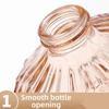 Textured Glass Hand Soap Dispenser Press Hand Sanitizer Bottle Liquid Storage  Home Use