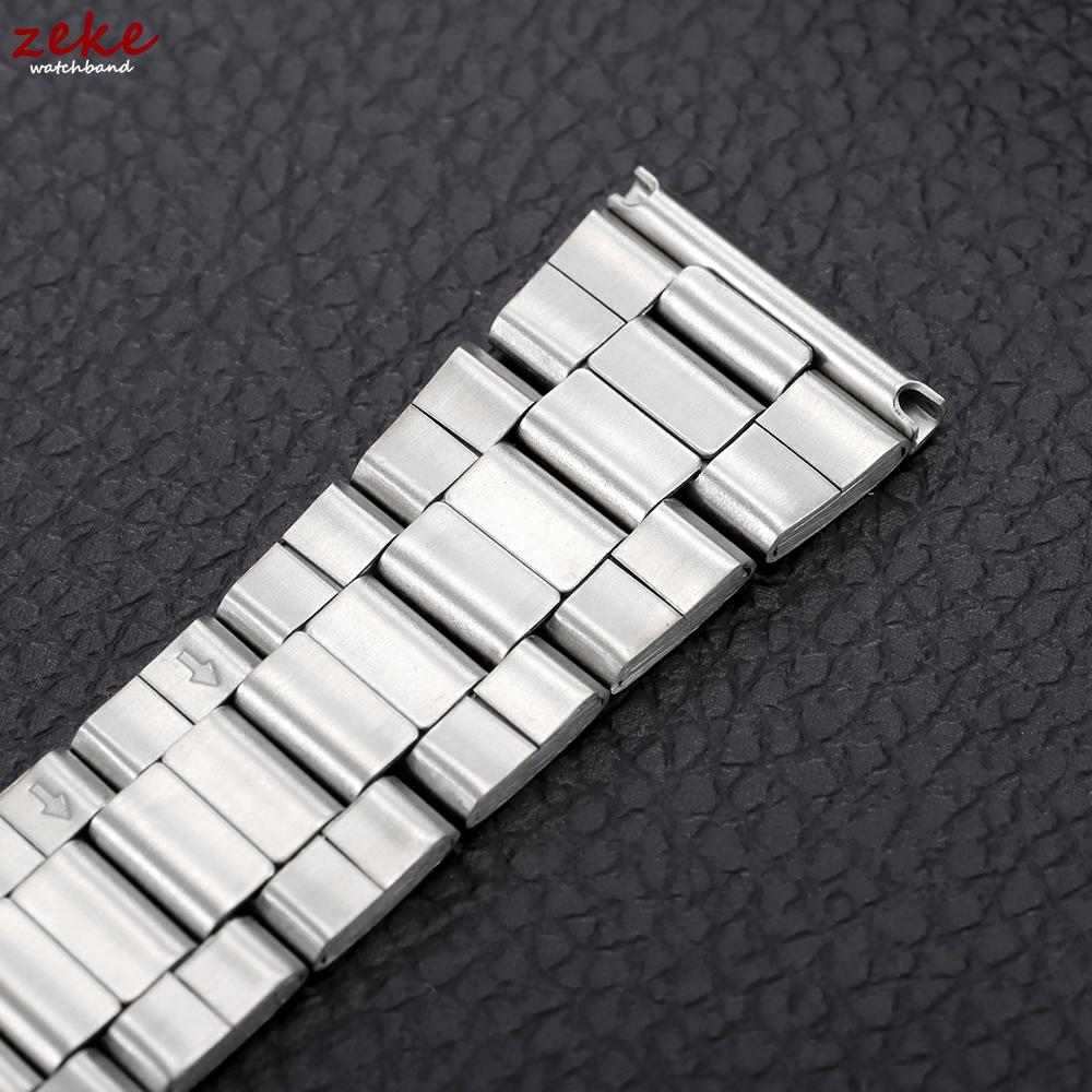 Stainless Steel Watch Band Universal Strap Folding Buckle for Women Bracelet Strap 14mm 16mm 20mm 22mm Watch Belt Accessories