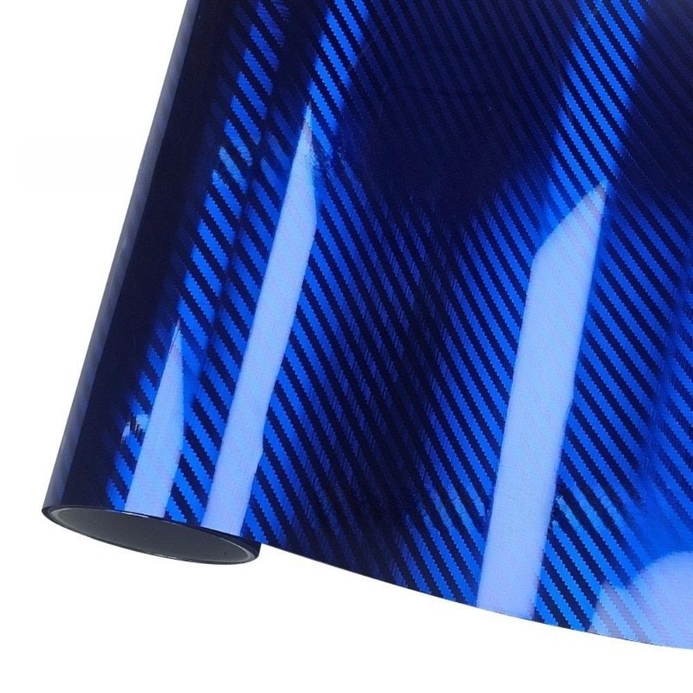 Película de Vinilo de Fibra de Carbono con Efecto 3D Pegatina Colorida para Interior de Coche para Coche Motocicleta Bricolaje