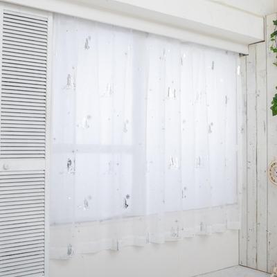 Disney Rapunzel ve věži, třpytivé krajkové závěsy s UV ochranou, sada 2 kusů, šířka 100 x 133 cm, délka SD-12-137-5