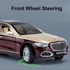 1:24 Scale S680 Car Model Toy Doors Opened Sound Light Pull Back Diecast Metal Shock Absorption Models Boys Collection Gifts