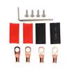 12 24V Inline Circuit Breaker, Lugs with Manual Reset Fuse Holder, Heat Shrink