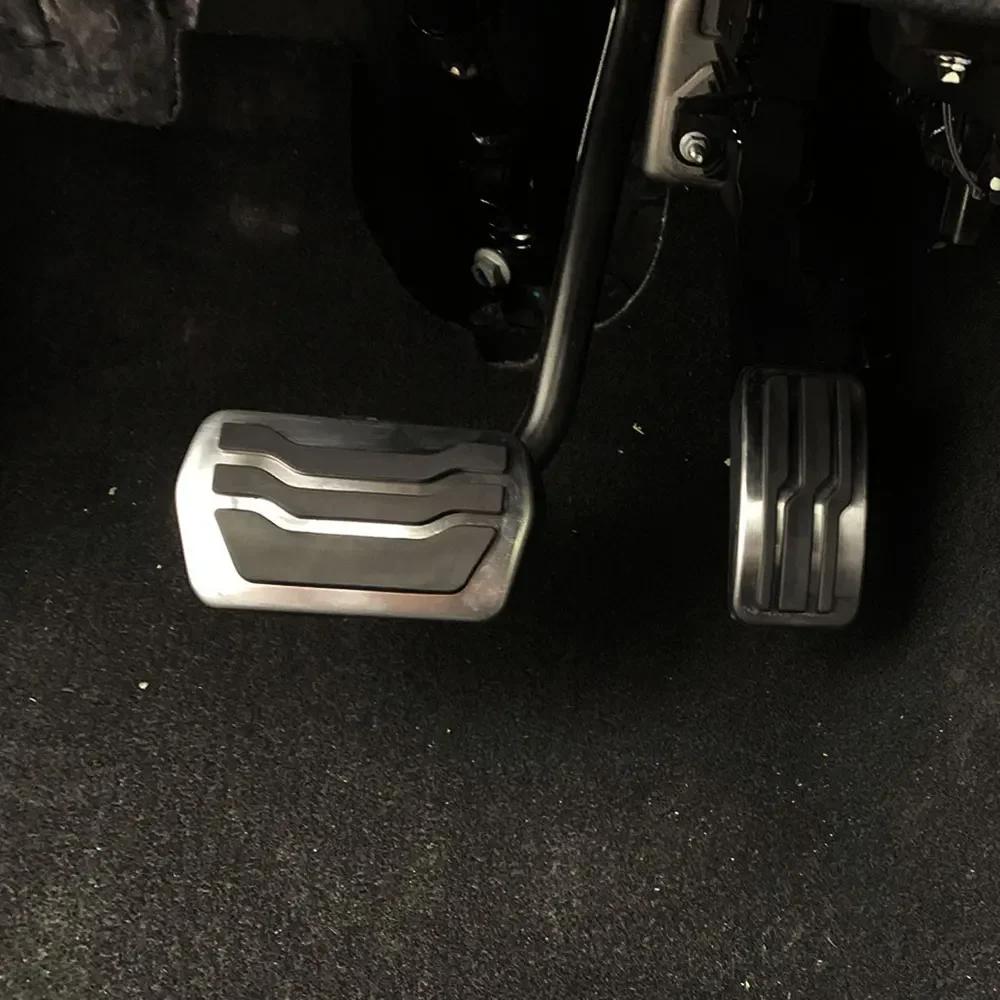 Stainless Steel AT MT Car Pedal Gas Brake Pedals Cover for Ford Focus 2 3 4 MK2 MK3 MK4 RS ST 2005-2023 Kuga Escape 2009-2020