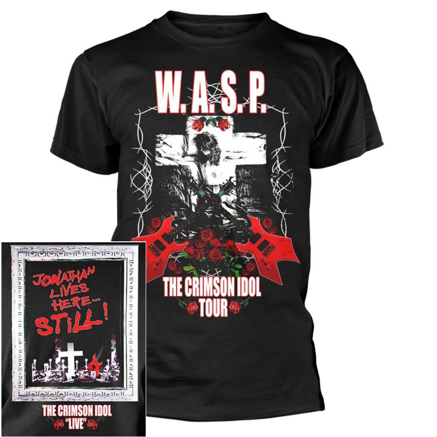26 WASP Crimson Idol Tour Футболка S M L XL XXL Футболка Официальная Футболка Метал-группы Унисекс Футболка M