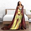 Artistic Portrait Blanket Design for All Seasons Blanket Lunch Break Throw Gift
