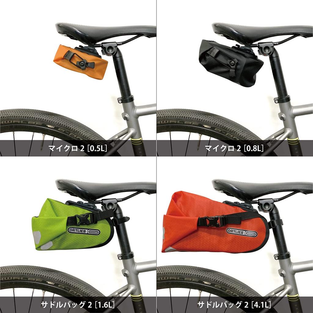 Ortlieb saddle bag black matte 2/4.1L