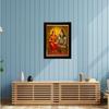 Maa Annapurna Photo Frame for Kitchen & Pooja Room | Hindu Goddess Poster In Black Frame – 10x12 Inch Wall Photo
