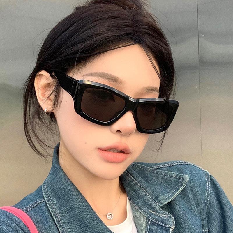European and American babes rectangular YK sunglasses women's myopia glasses fashion ins popular glasses personalized street ink