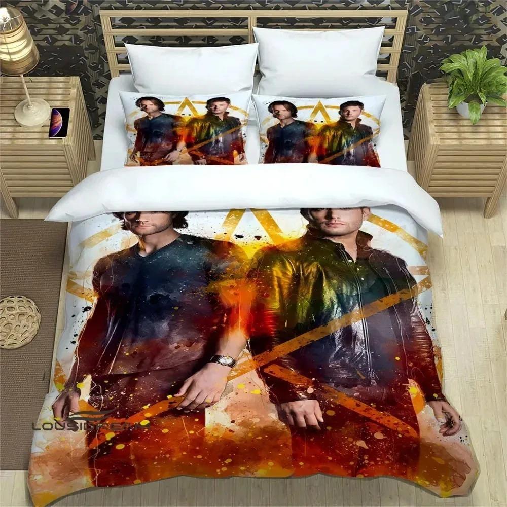 New TV Series Supernatural Bedding Set Single Twin Full Queen King Size Bed Set Adult Kid Bedroom Duvet Cover Set Home Textiles