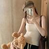 New Cashmere Autumn and Winter Ground Wool Halter with Chest Pad Cashmere Warm Vest for Women with Pure Cotton Base Inside The Top